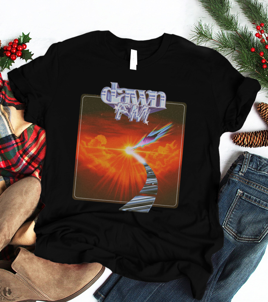 Dawn FM Radiant Pathway Album Cover Aesthetic T-Shirt