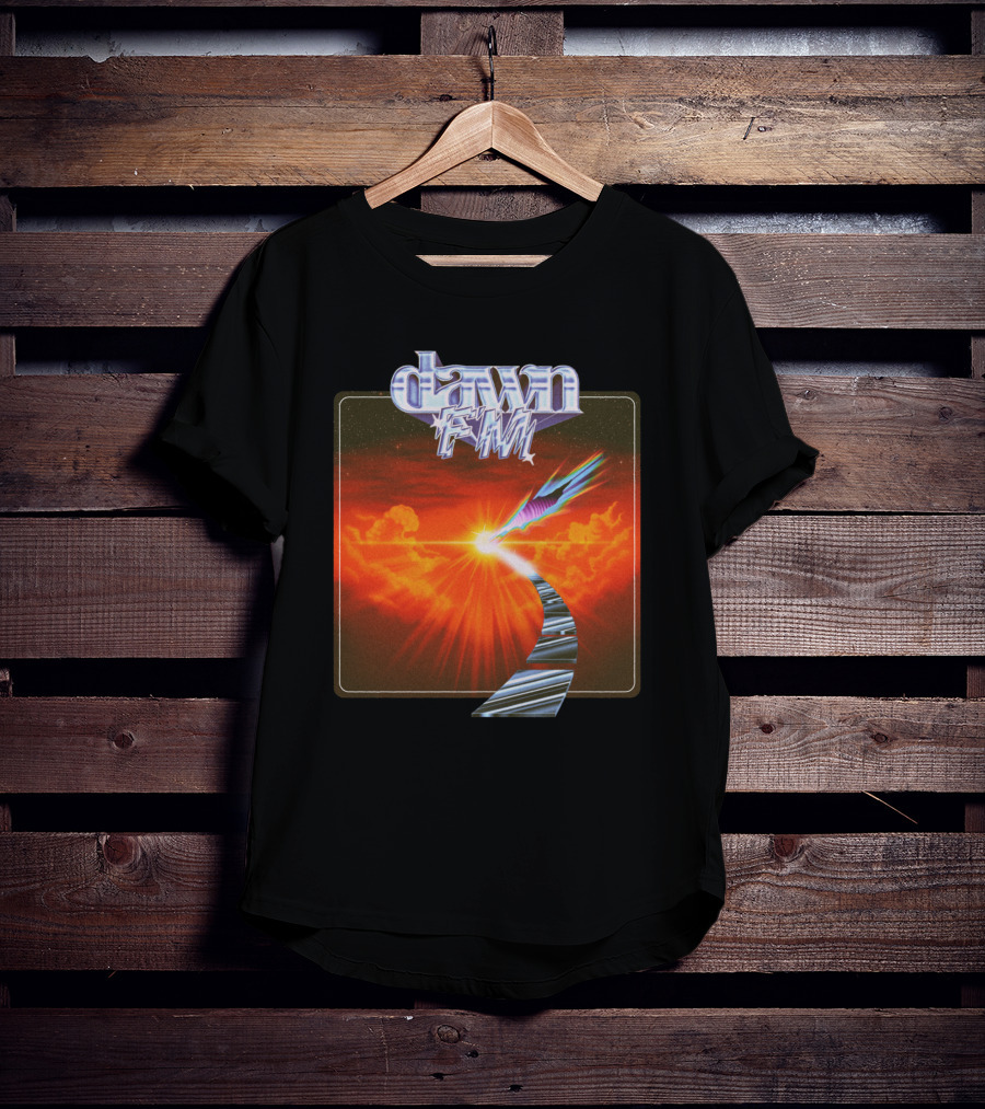 Dawn FM Radiant Pathway Album Cover Aesthetic T-Shirt