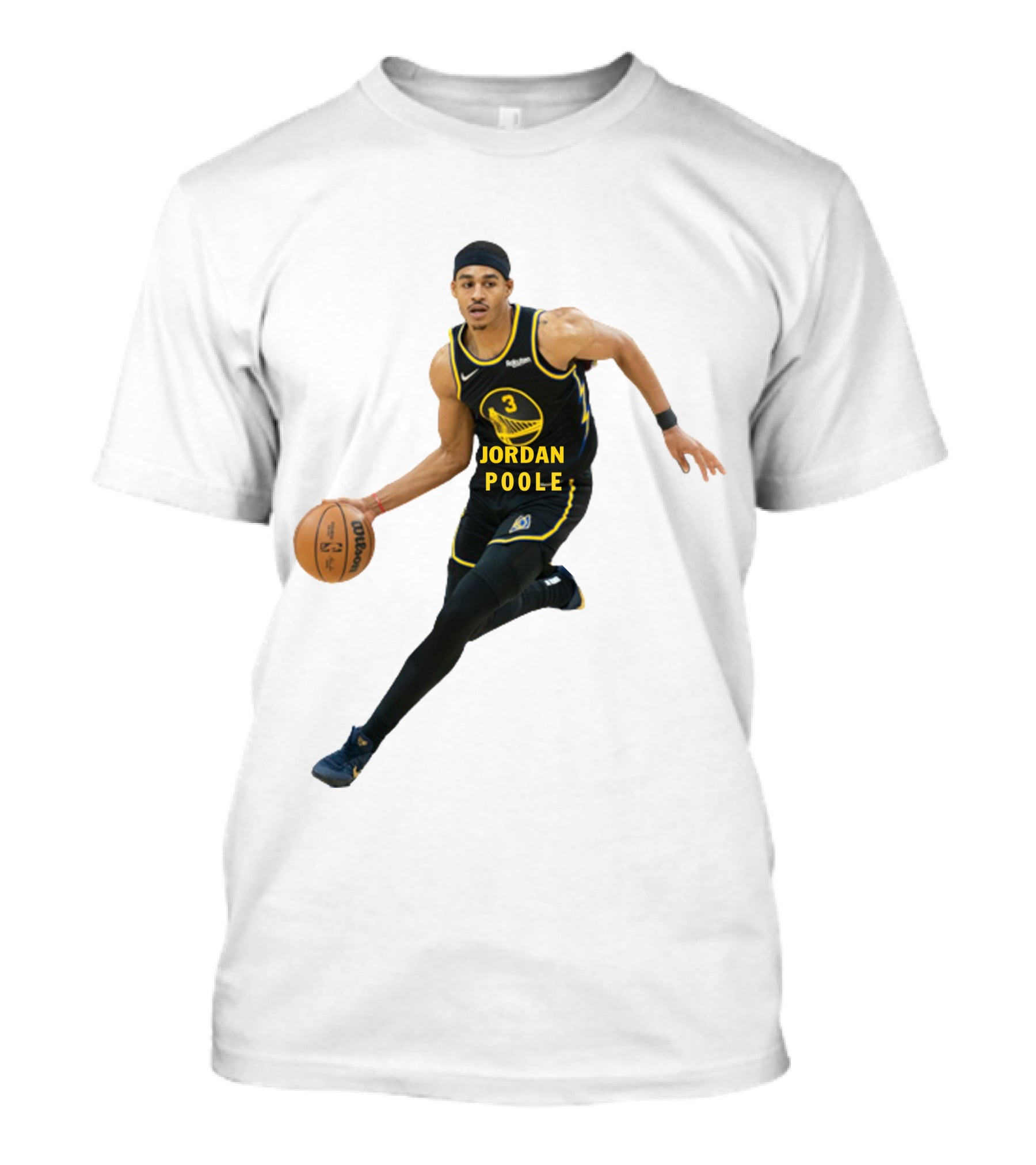 Jordan Poole NBA Golden State Warriors Basketball T-Shirt