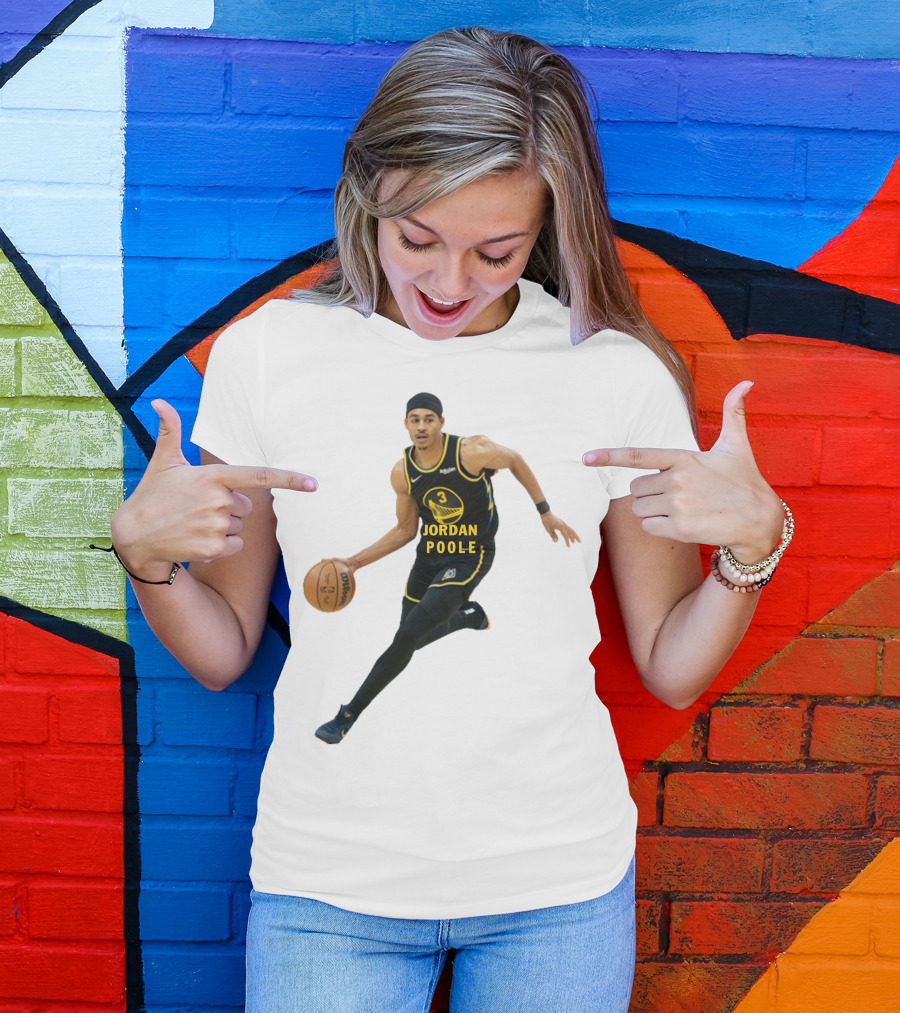 Jordan Poole NBA Golden State Warriors Basketball T-Shirt