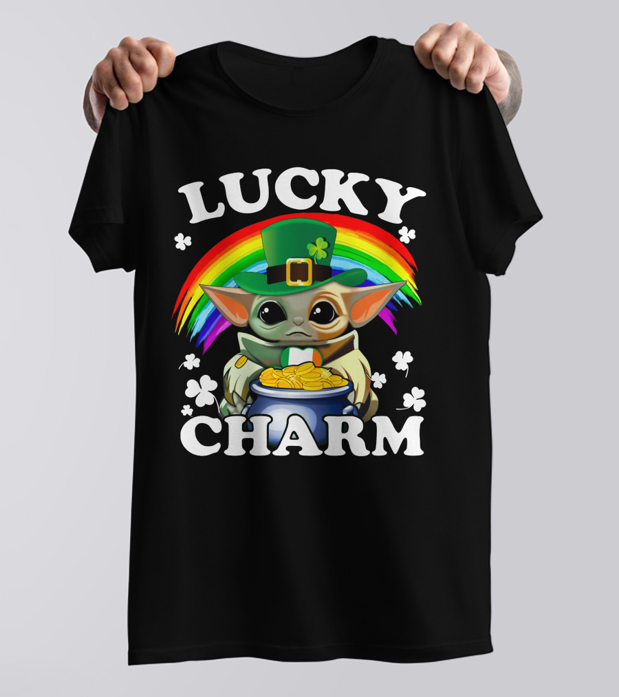 BBYD Lucky Charm Rainbow Leprechaun Coins T-Shirt