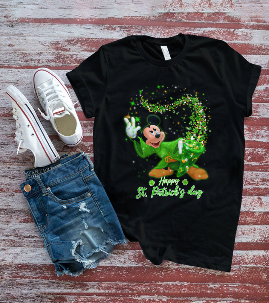 Happy St. Patrick's Day Mickey Mouse T-Shirt