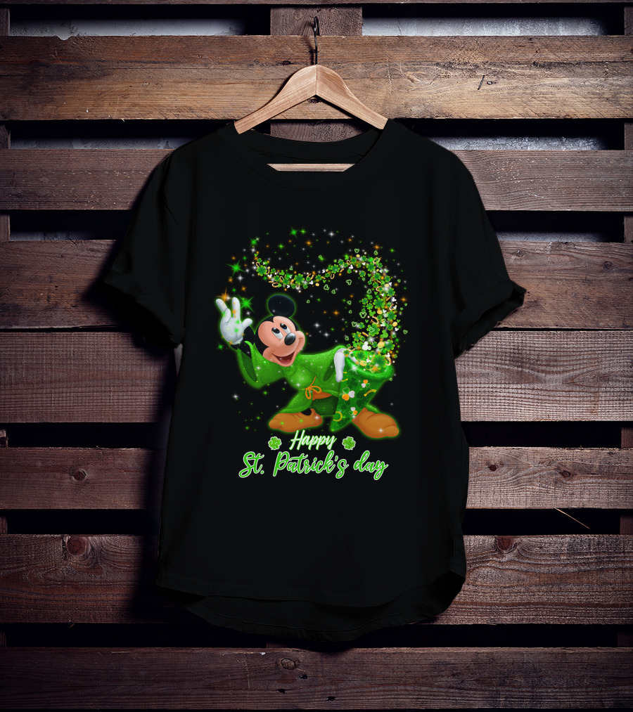 Happy St. Patrick's Day Mickey Mouse T-Shirt
