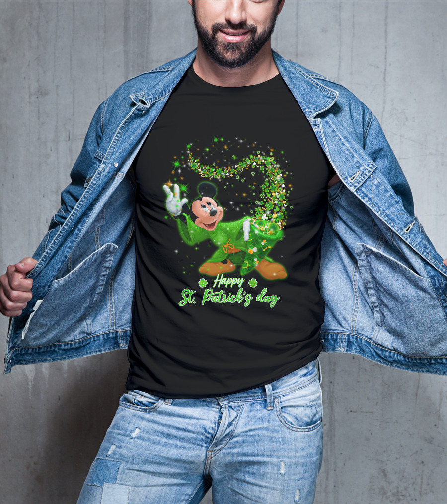 Happy St. Patrick's Day Mickey Mouse T-Shirt