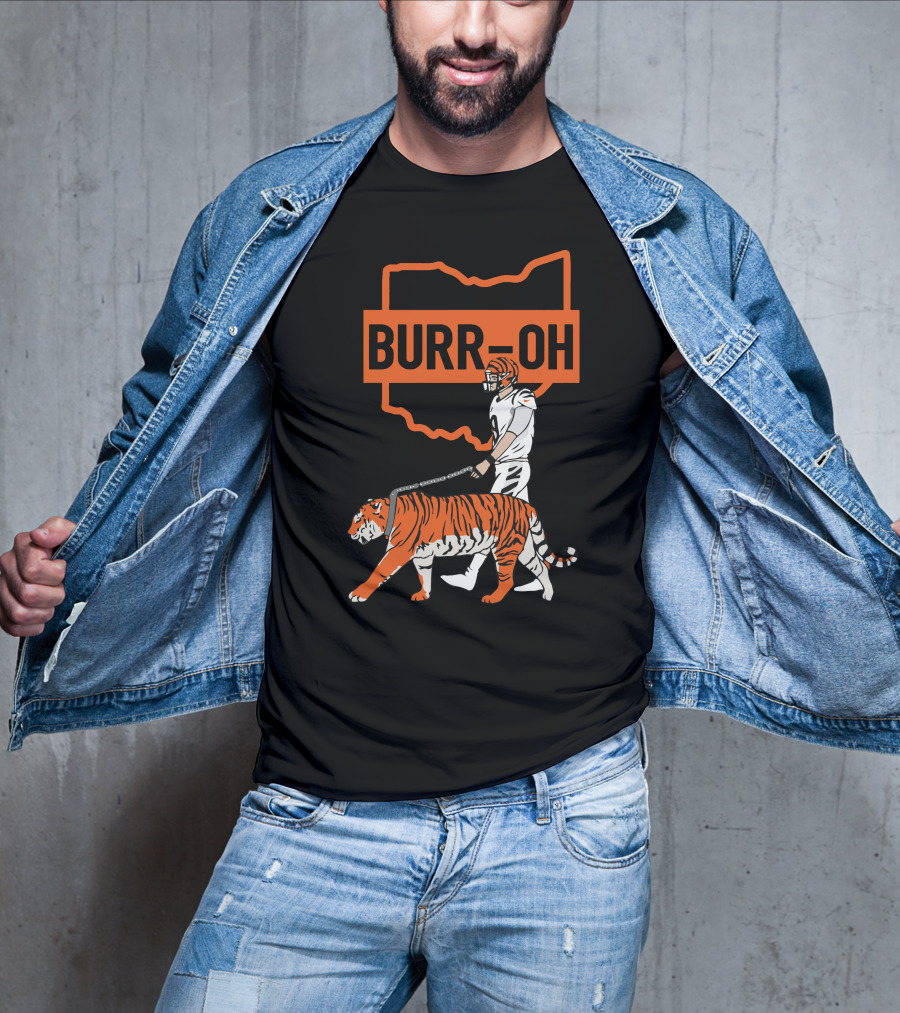 BURR-OH Cincinnati Bengals Tiger Walk T-Shirt