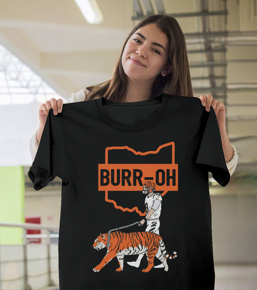 BURR-OH Cincinnati Bengals Tiger Walk T-Shirt
