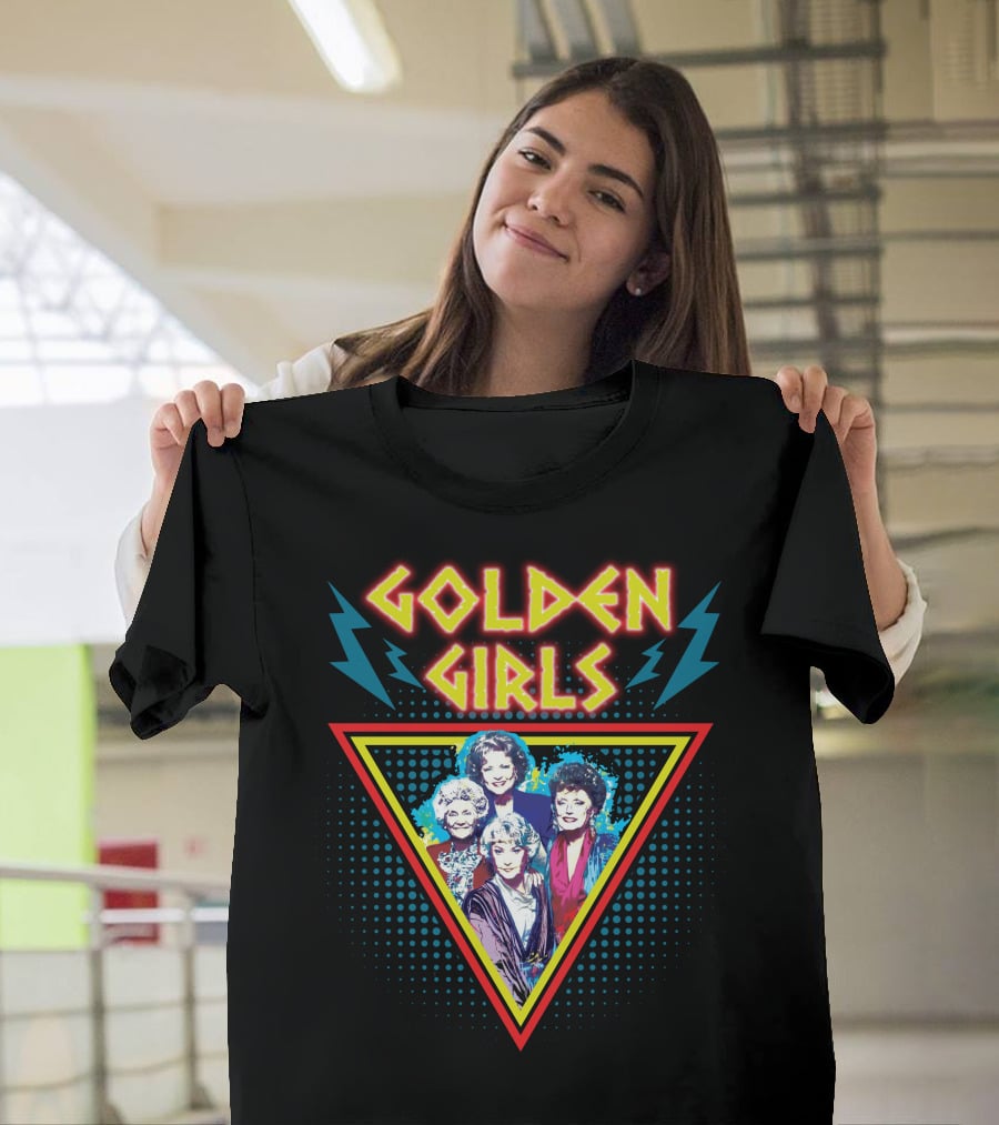 Golden Girls 80s Lightning Triangle T-Shirt