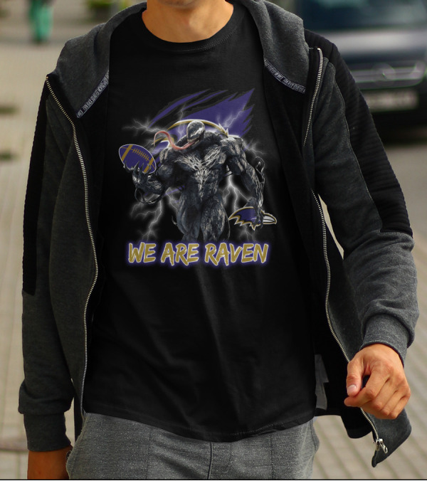 We Are Raven Venom NFL Baltimore Ravens Football Crossover T-Shirt