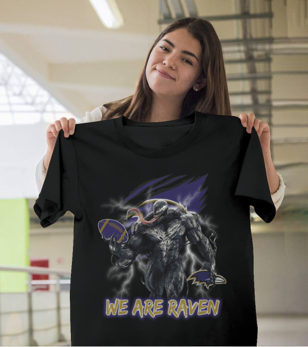 We Are Raven Venom NFL Baltimore Ravens Football Crossover T-Shirt