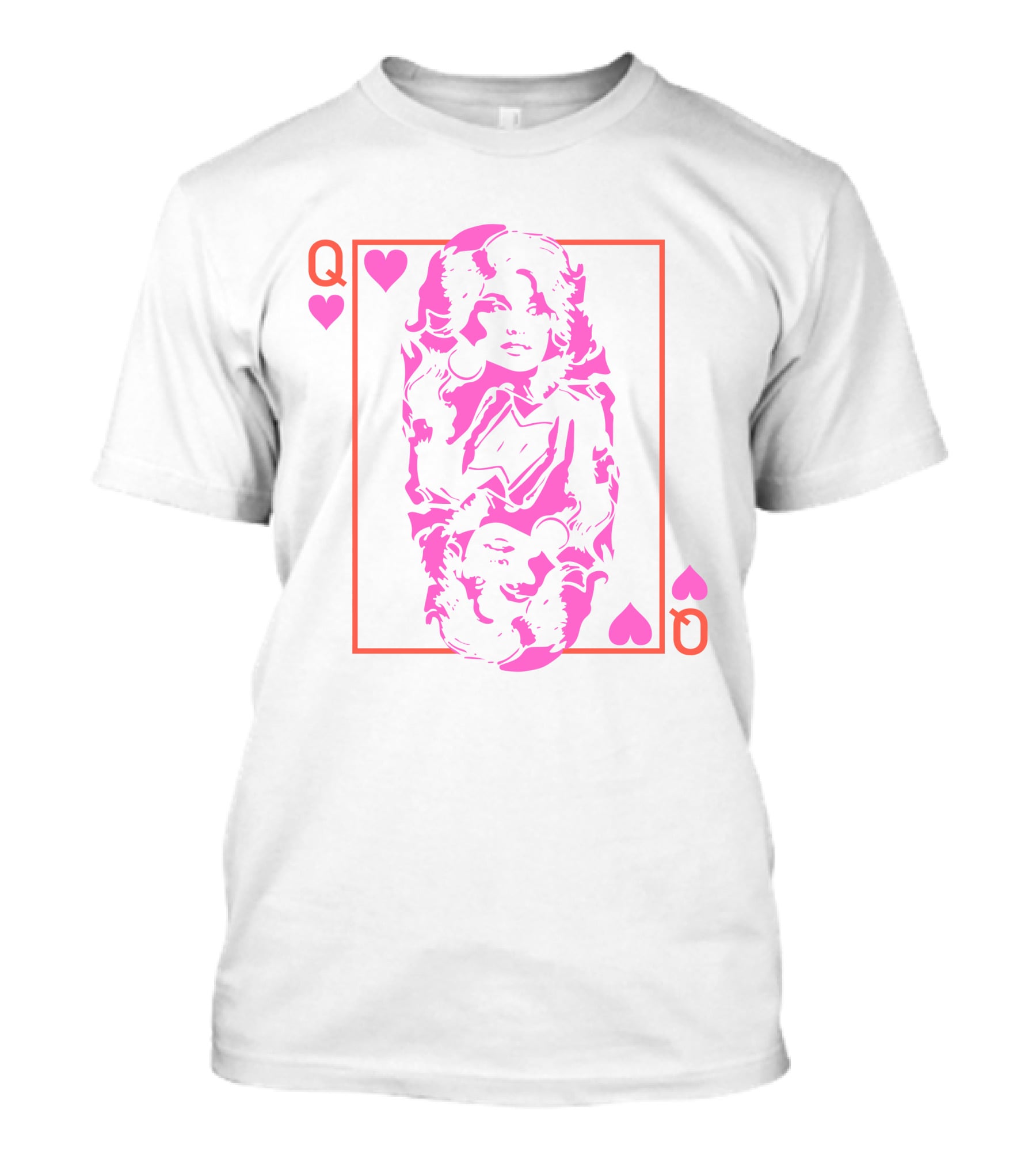 Dolly Parton Playing Card Queen Heart T-Shirt