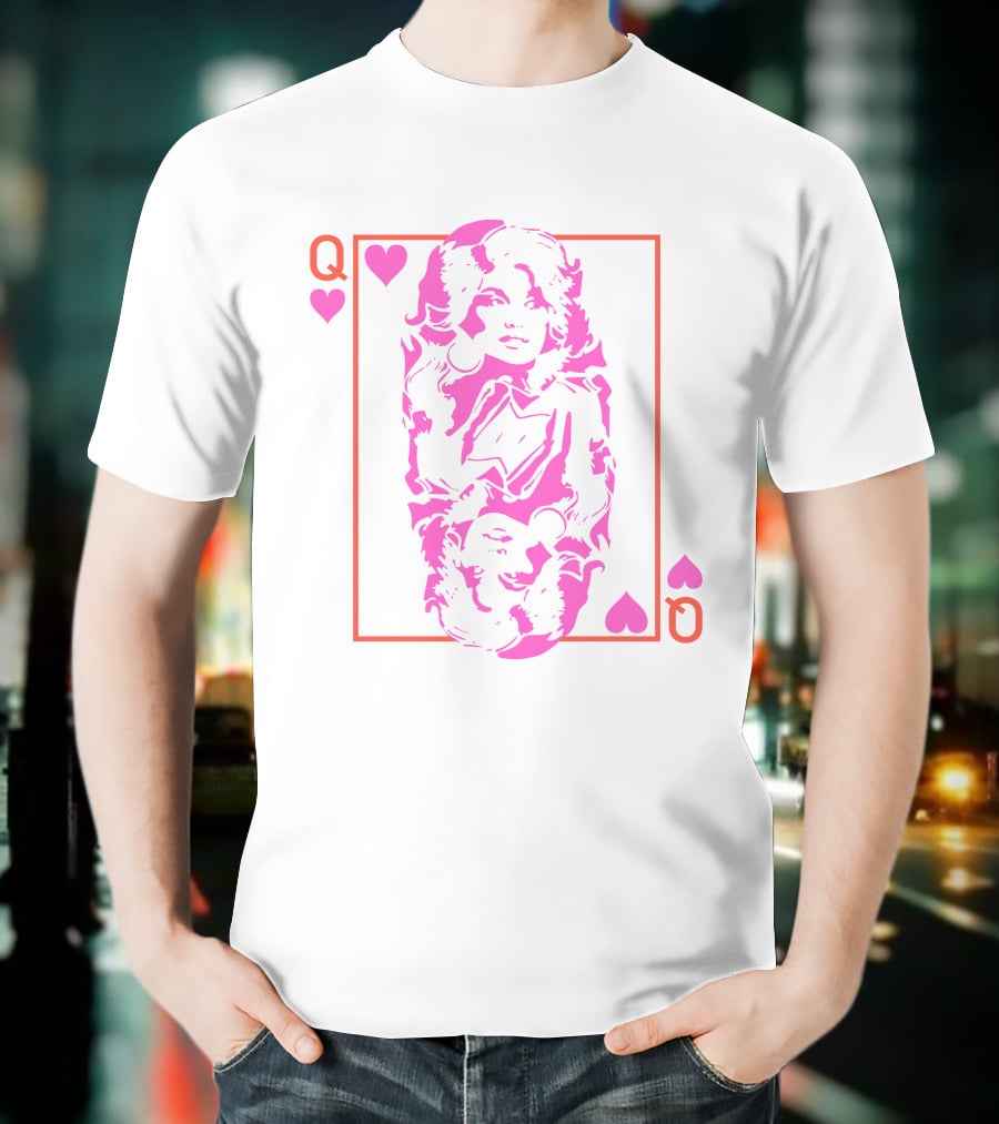 Dolly Parton Playing Card Queen Heart T-Shirt
