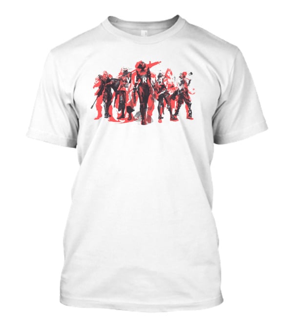 Valorant Agent Character Lineup Merch T-Shirt
