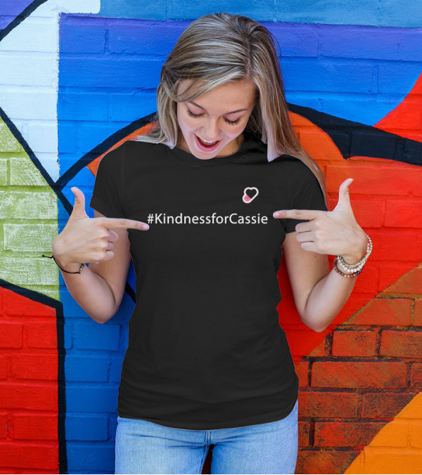 KindnessforCassie Pink Heart Campaign T-Shirt