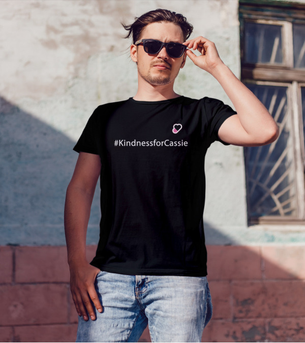 KindnessforCassie Pink Heart Campaign T-Shirt