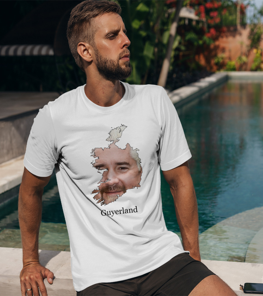 Flavortown Guyerland Map Face T-Shirt