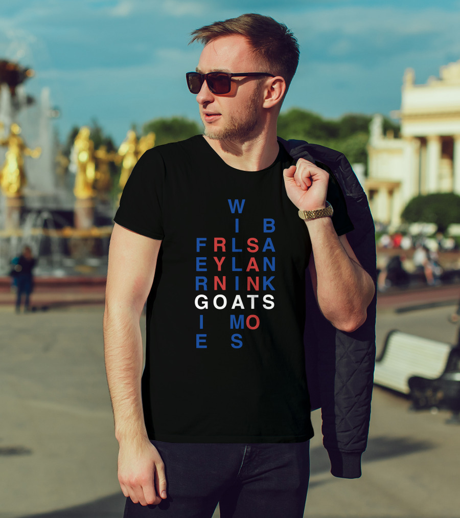 Win Bans Friendly Lyrical Goats In Black And Red Letters T-Shirt