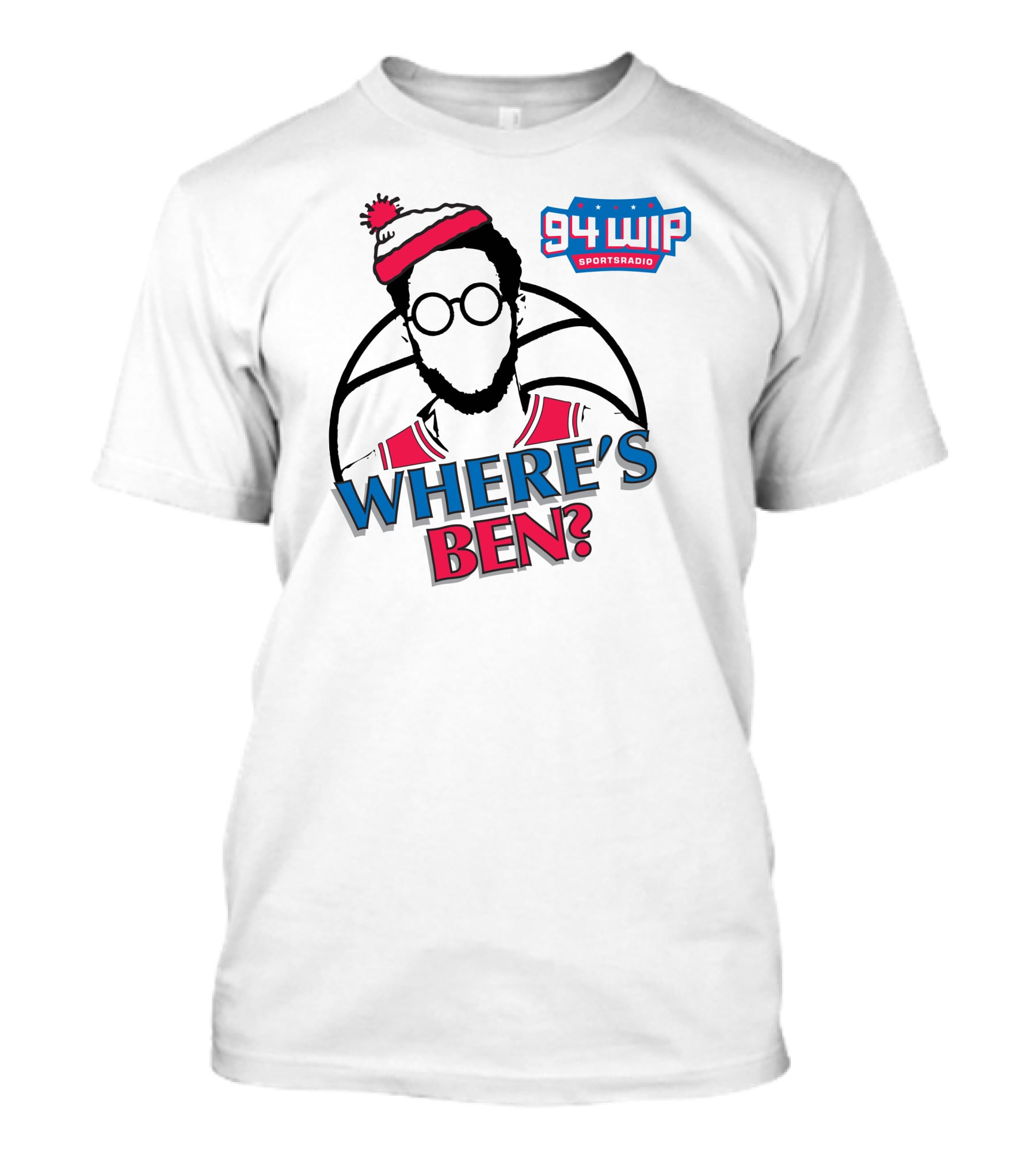 94 WIP Sports Radio Where's Ben? T-Shirt