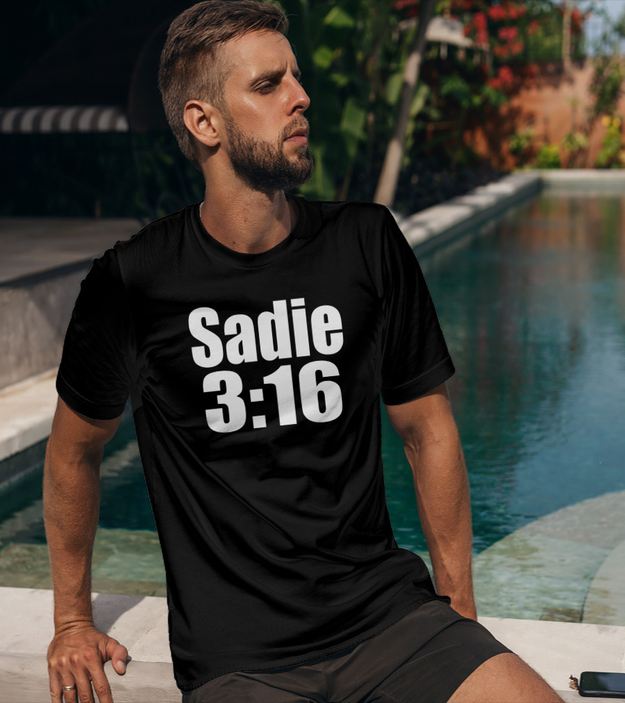 Sadie 3:16 Wrestling Reference T-Shirt