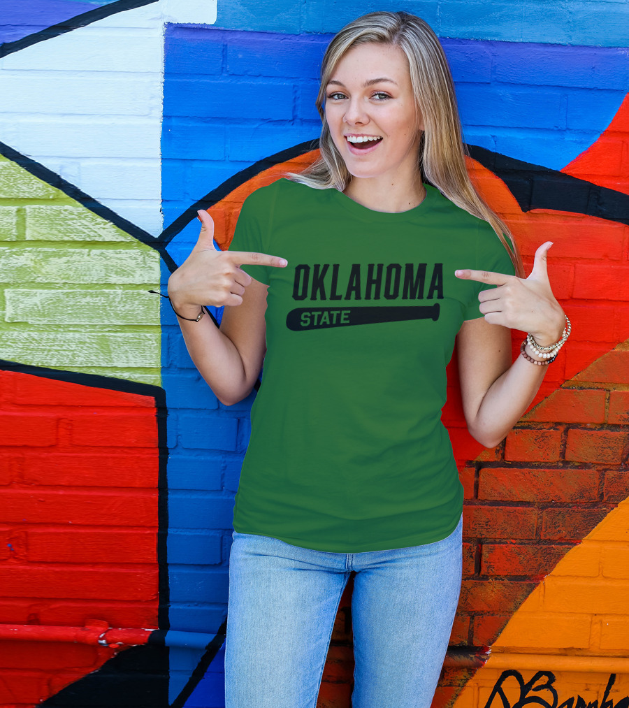 Oklahoma State Baseball Bat T-Shirt