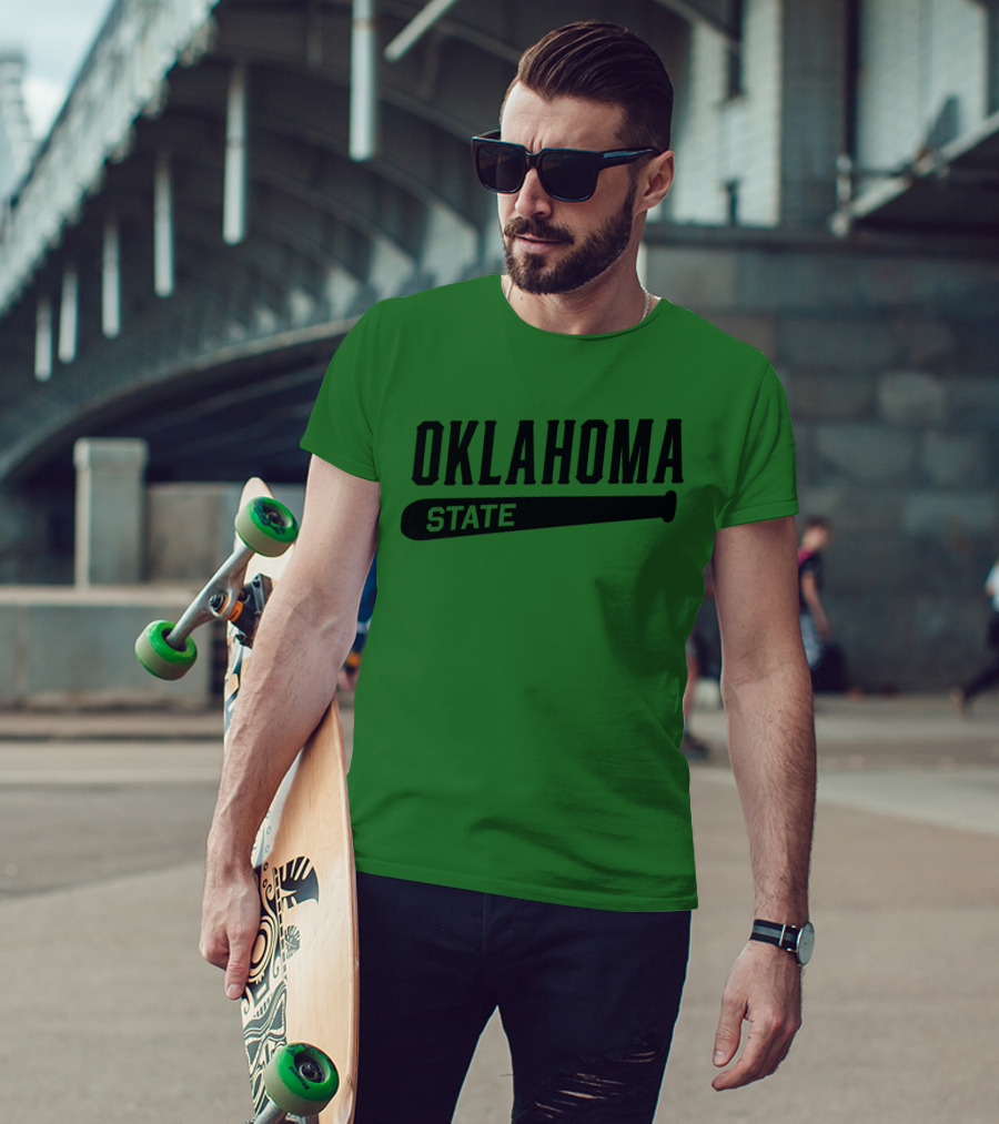 Oklahoma State Baseball Bat T-Shirt