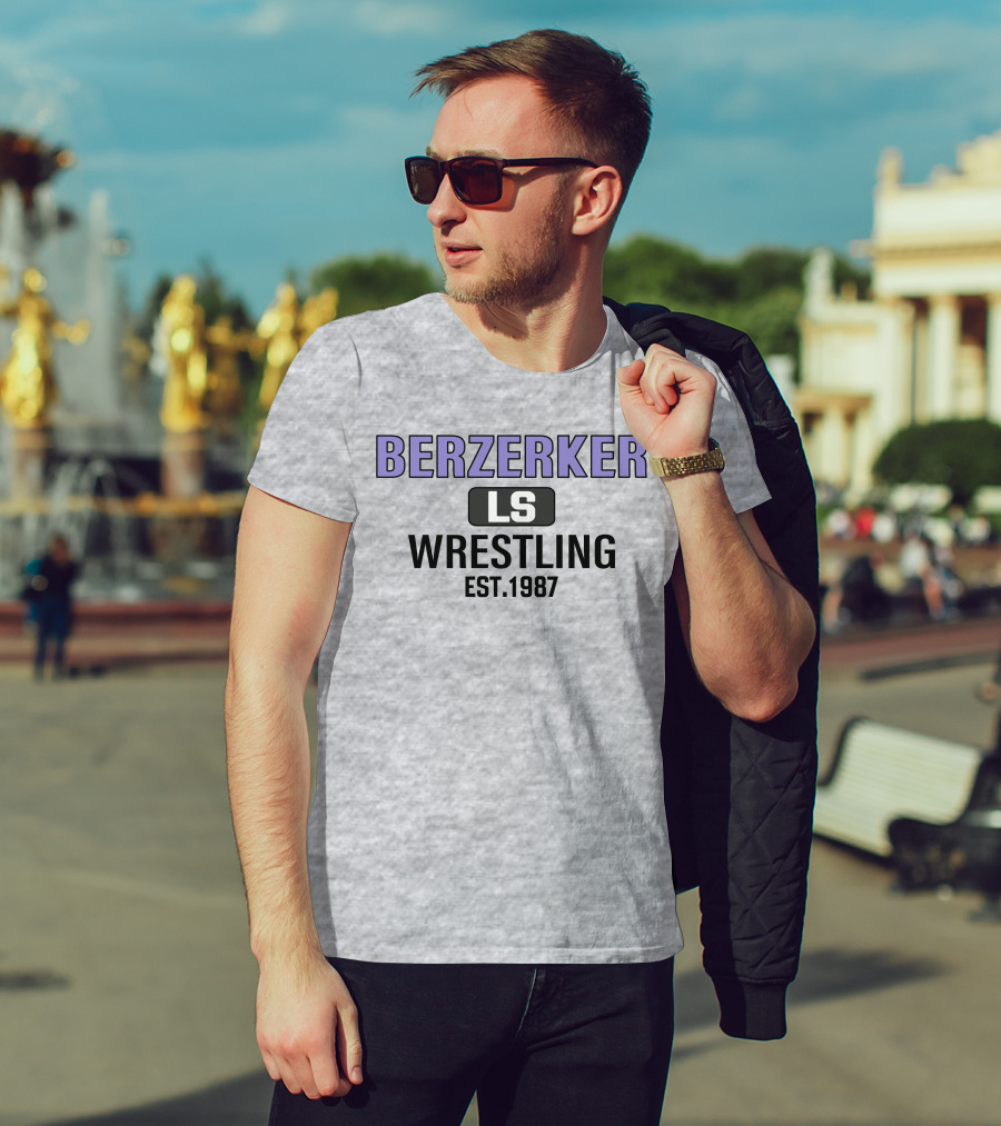 Berzerker LS Wrestling Est 1987 T-Shirt