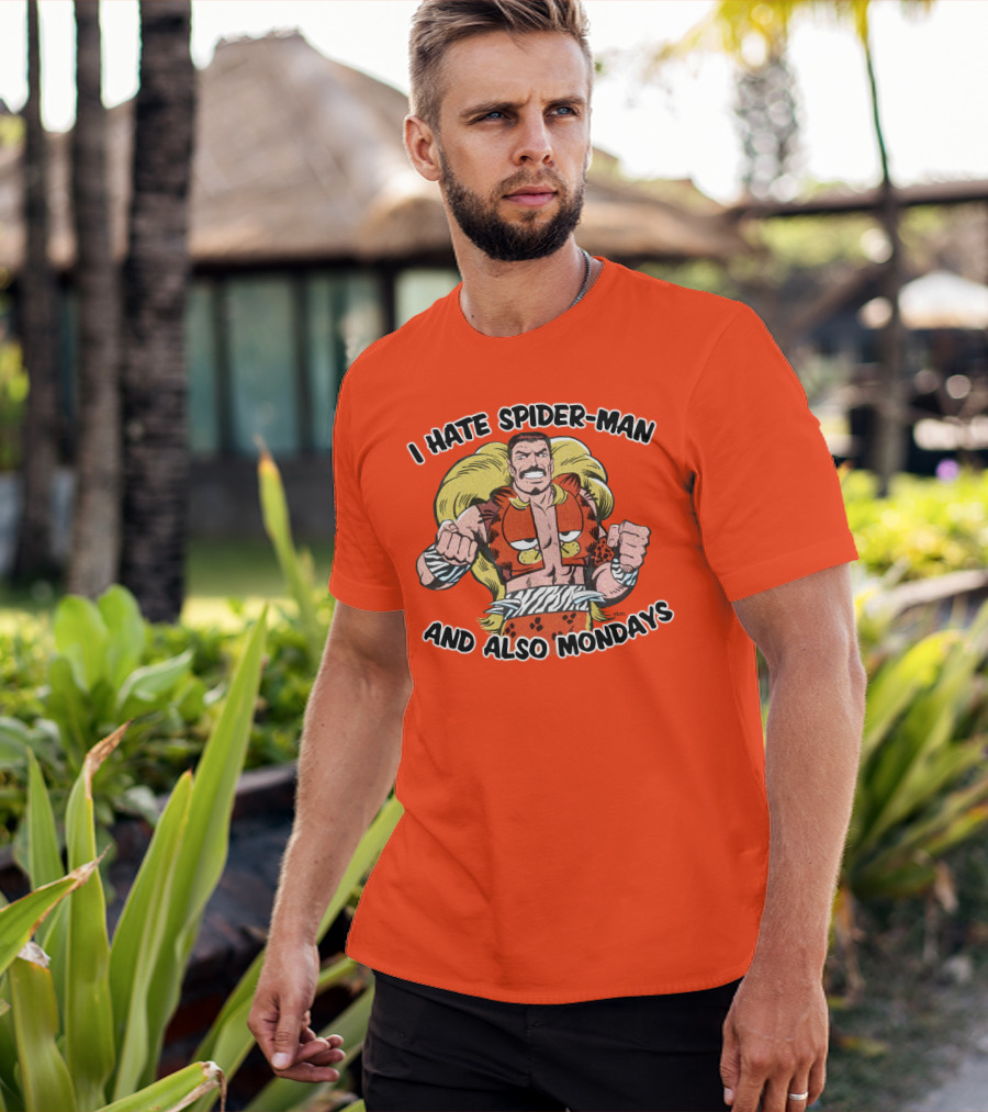 I Hate Spider-Man And Also Mondays Kraven The Hunter Comic T-Shirt