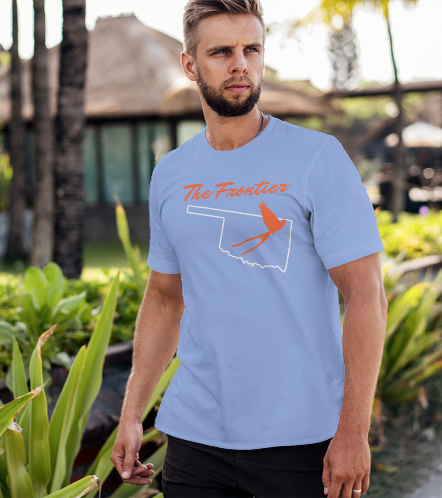 The Frontier Scissor Tail Oklahoma Outline T-Shirt