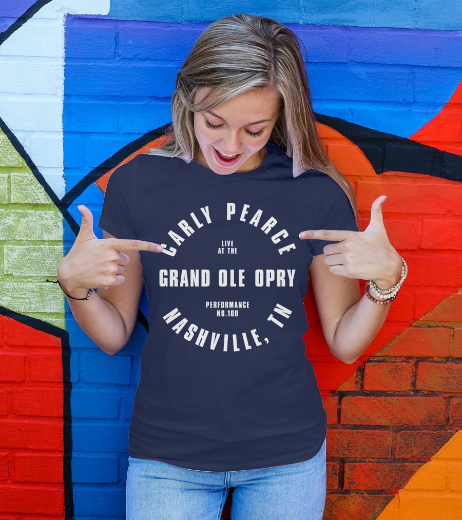 Carly Pearce Live At The Grand Ole Opry Performance No.100 Nashville, TN T-Shirt