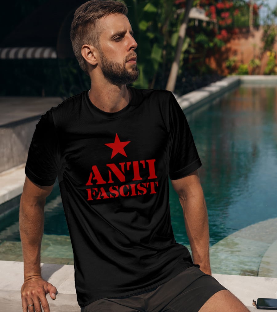 ANTI FASCIST Red Star T-Shirt