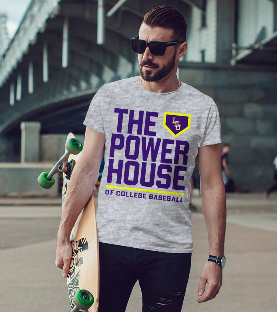 LSU The Power House Of College Baseball T-Shirt