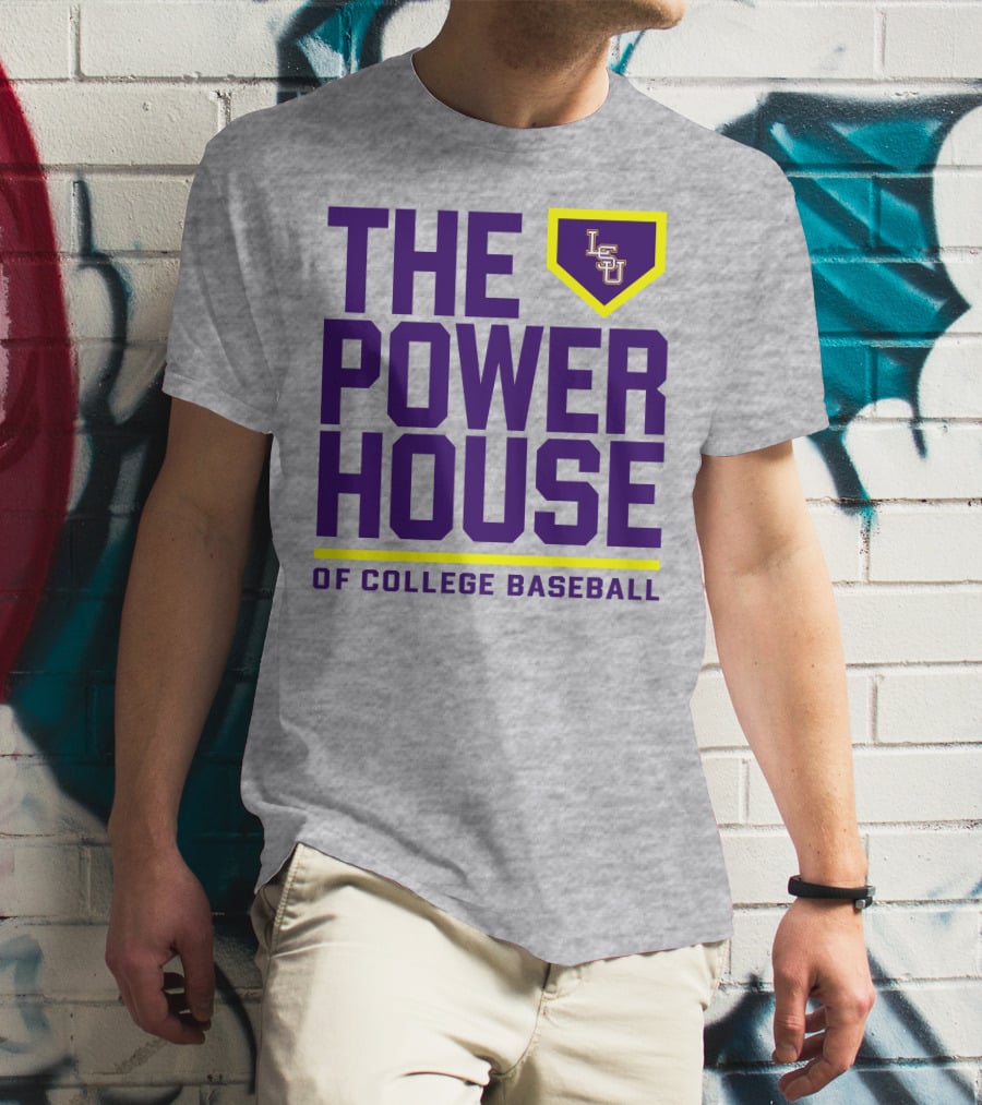 LSU The Power House Of College Baseball T-Shirt
