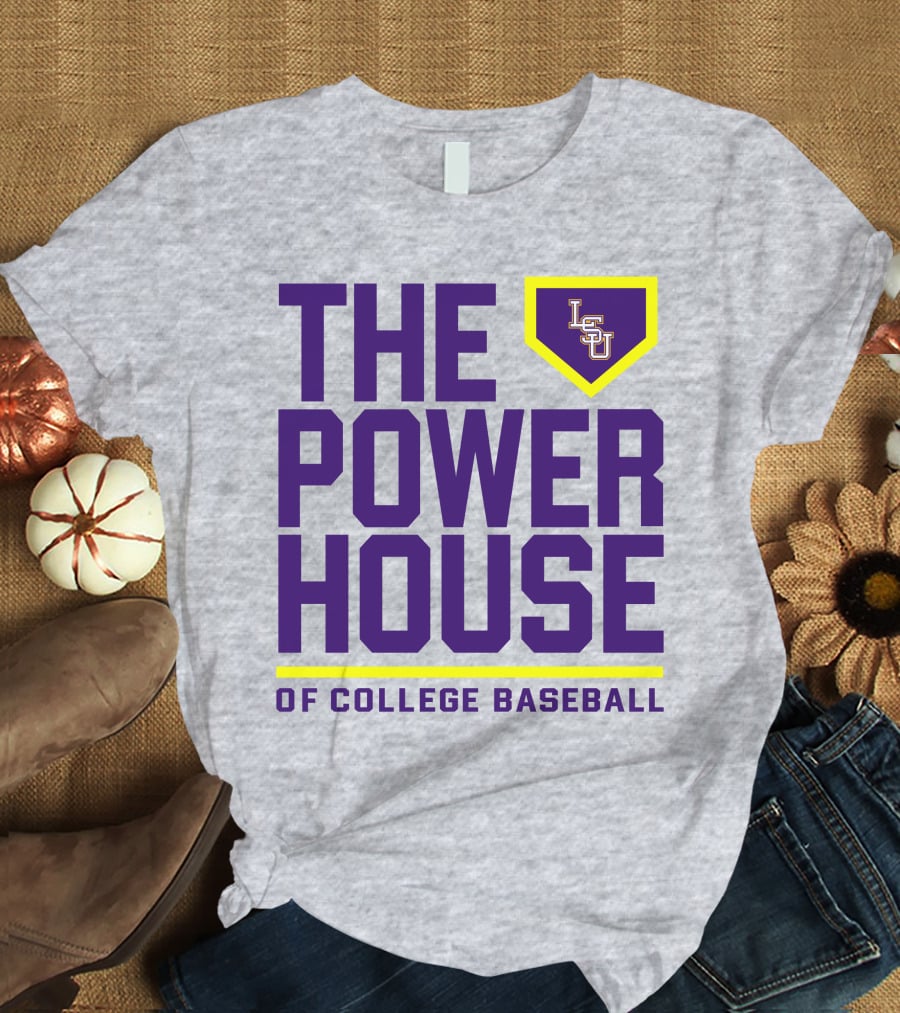 LSU The Power House Of College Baseball T-Shirt