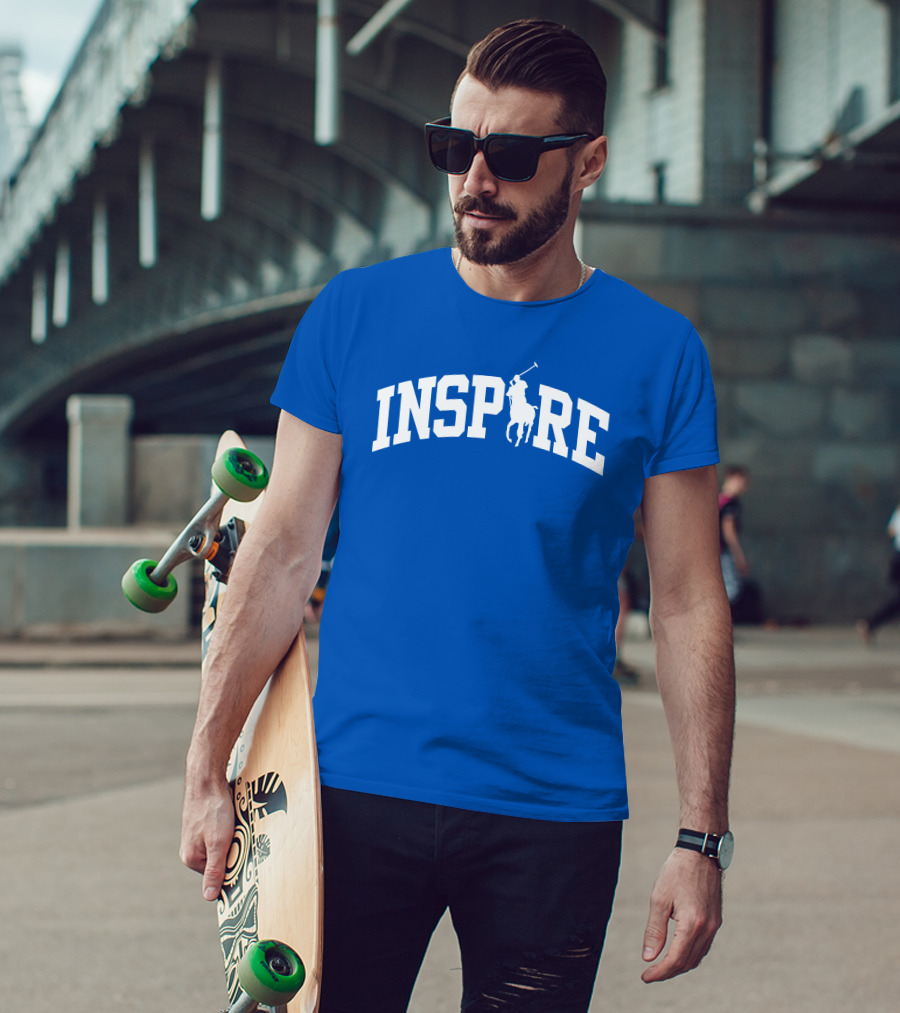 Inspire Polo Player Fleece T-Shirt