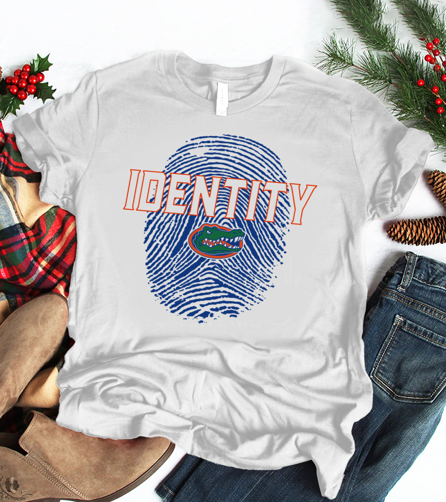 Identity Florida Gators Football Fingerprint Logo Jumpman T-Shirt