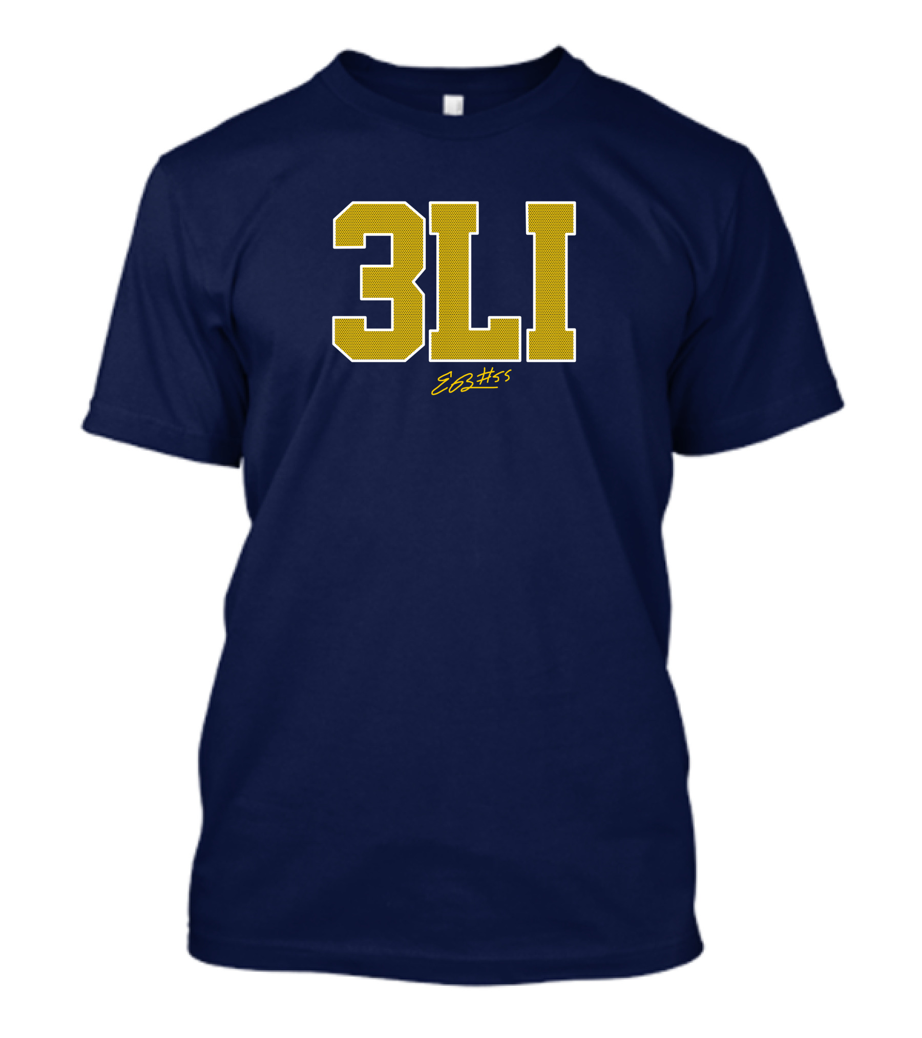 3Li Eli Brooks E63 #55 The Players Trunk Store T-Shirt
