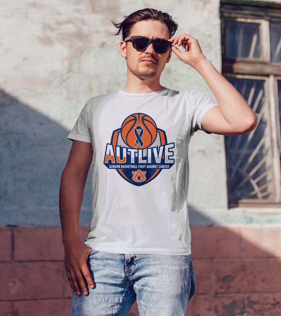 Autlive Auburn Basketball Fight Against Cancer T-Shirt