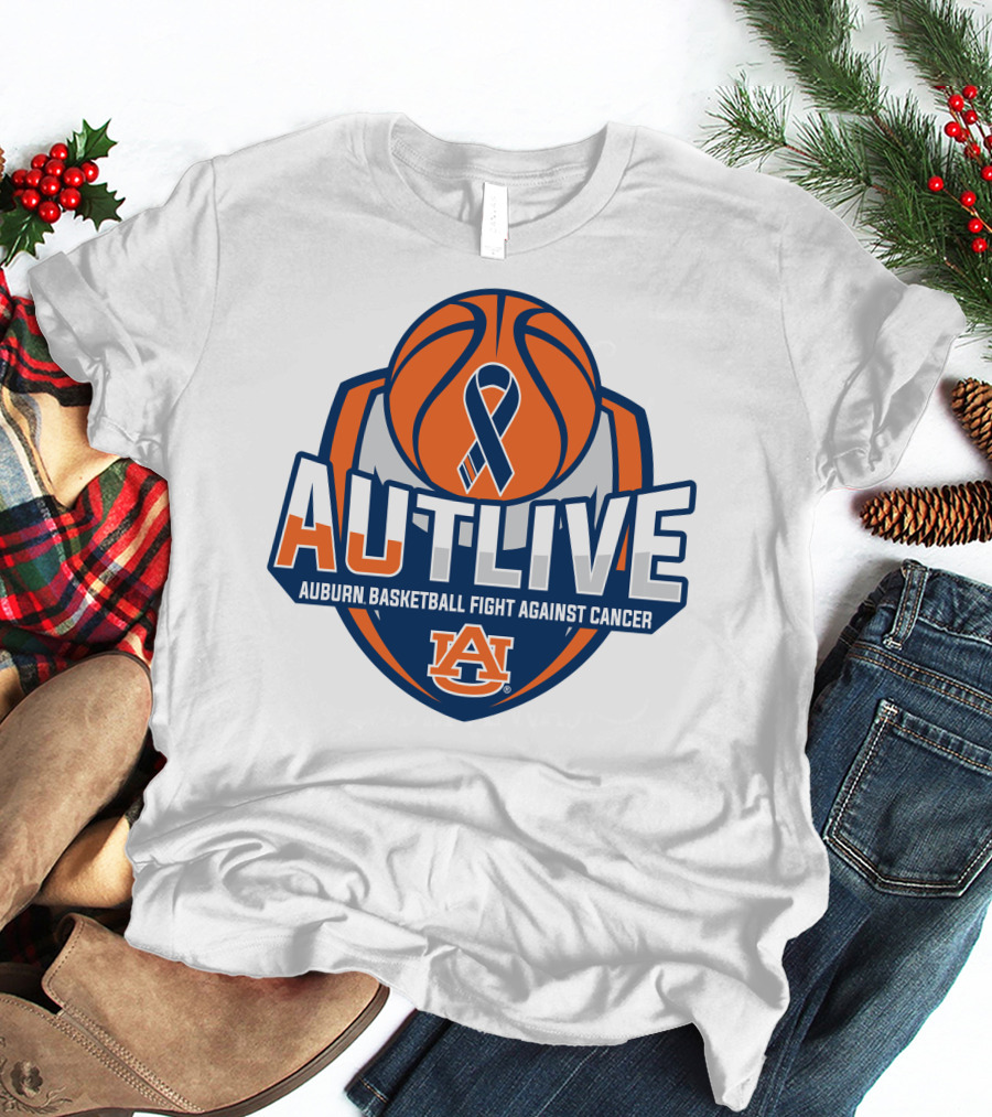 Autlive Auburn Basketball Fight Against Cancer T-Shirt