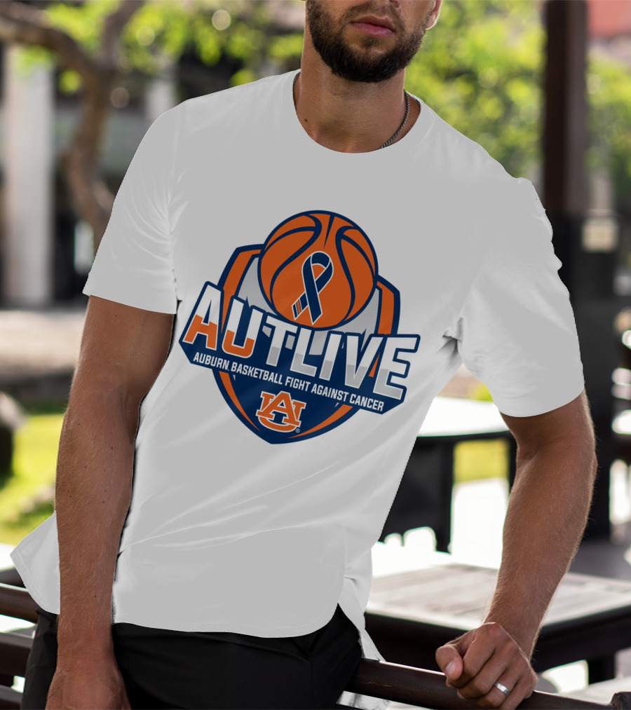 Autlive Auburn Basketball Fight Against Cancer T-Shirt