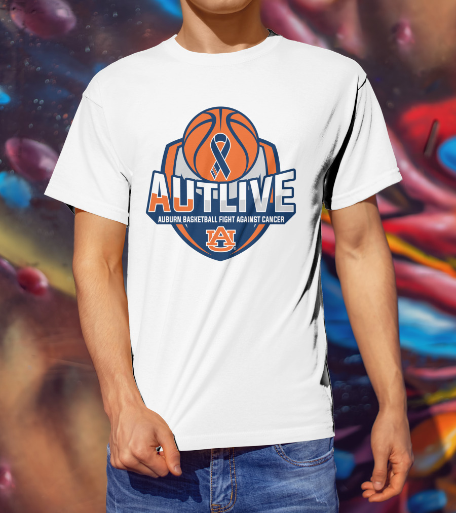 Autlive Auburn Basketball Fight Against Cancer T-Shirt