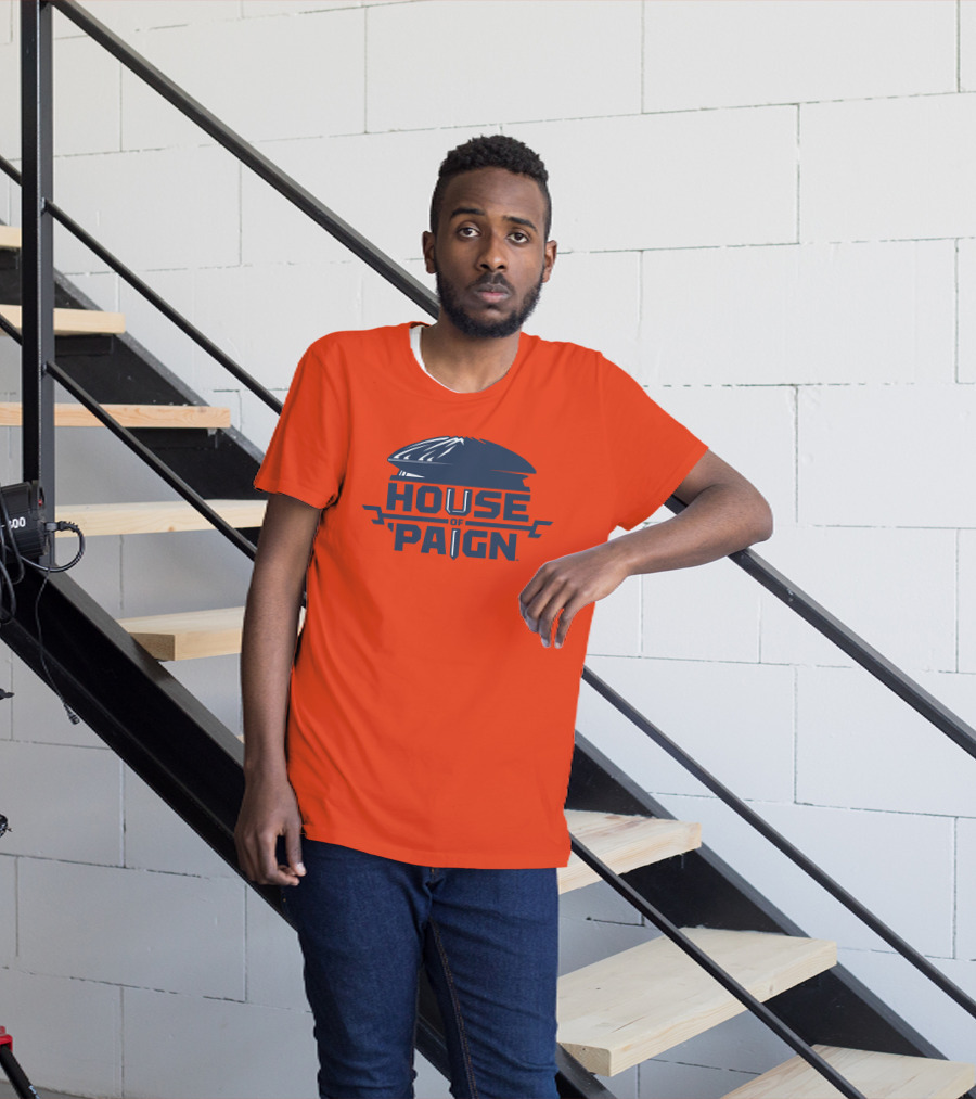 House Of 'Paign TBT University Of Illinois Basketball Helmet T-Shirt