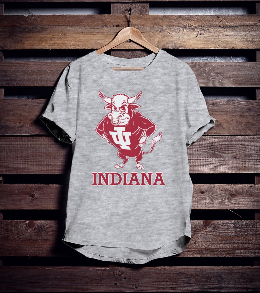 Indiana University Hoosiers IU Bison Mascot Indiana T-Shirt