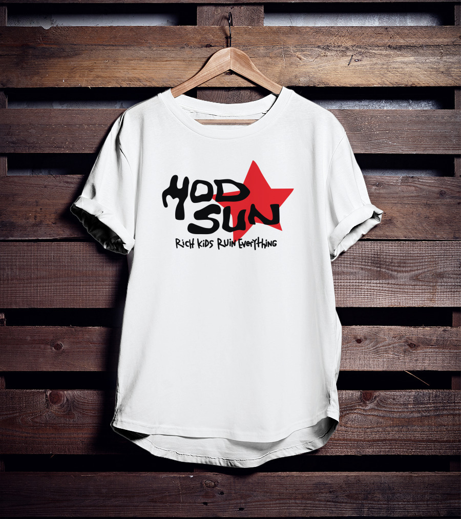 Mod Sun Rich Kids Ruin Everything Red Star T-Shirt