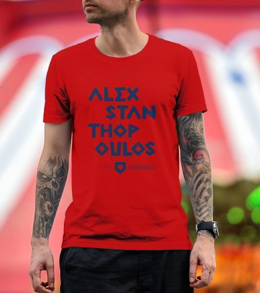 Alex Stanthopoulos The Greek God Of Baseball Operations Rotowear Merch T-Shirt