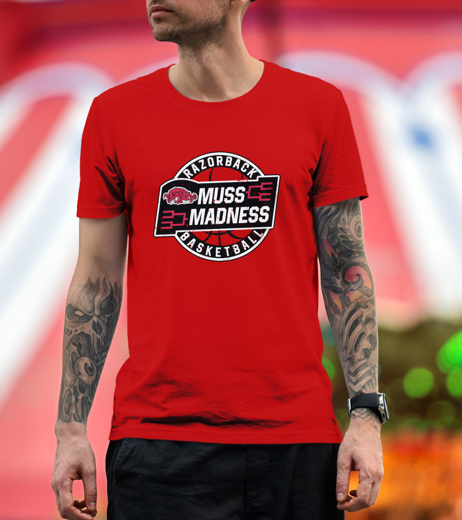 Razorback Basketball Eric Musselman Muss Madness March Tournament T-Shirt