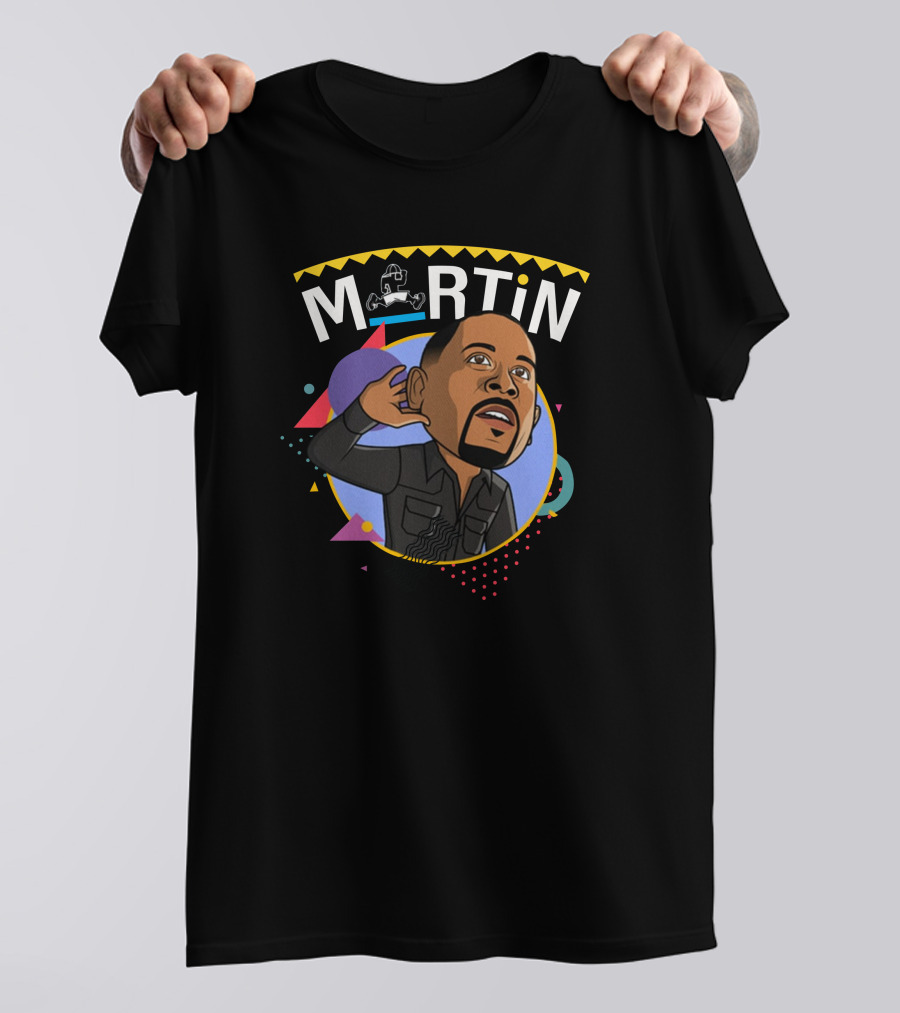 Martin Lawrence Martin TV Show Cartoon T-Shirt