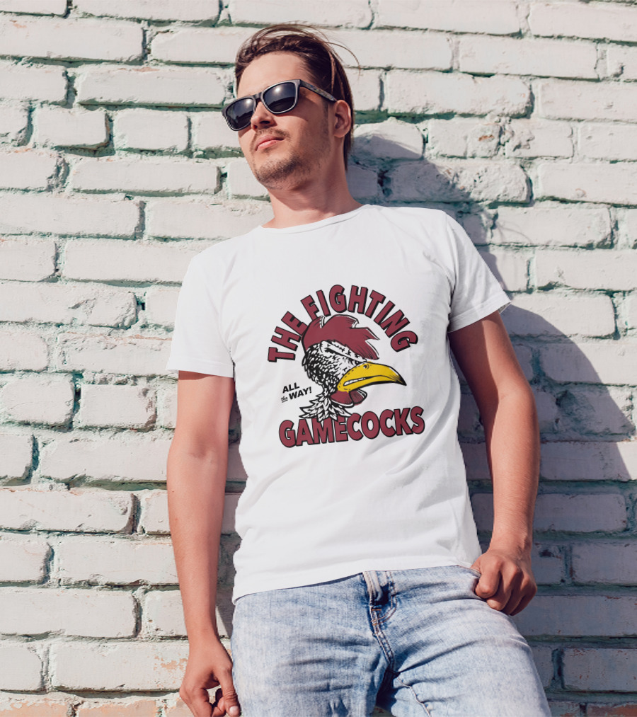 Homefield South Carolina The Fighting Gamecocks All The Way T-Shirt