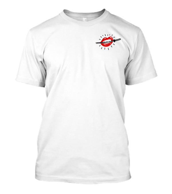 Women And Weapons Merch Katana Lips NFT Holder T-Shirt