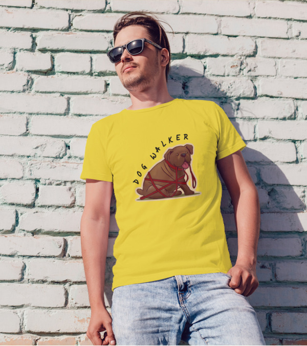 Dead By Daylight Dwight Dog Walker Harnessed Pet T-Shirt