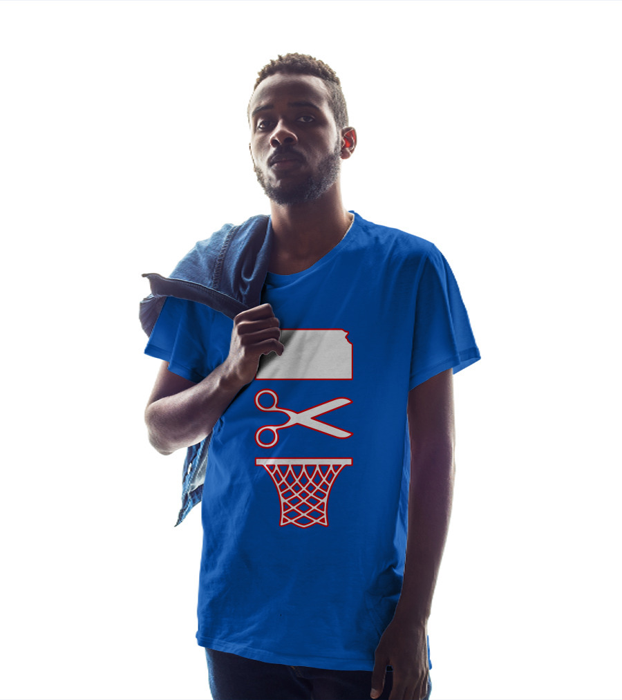 Rock Chalk Blog Kansas Jayhawks Net Cutting Victory T-Shirt