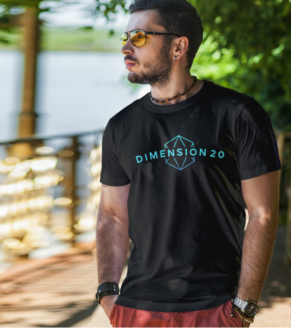 Dimension 20 Dropout Store Hexagon T-Shirt